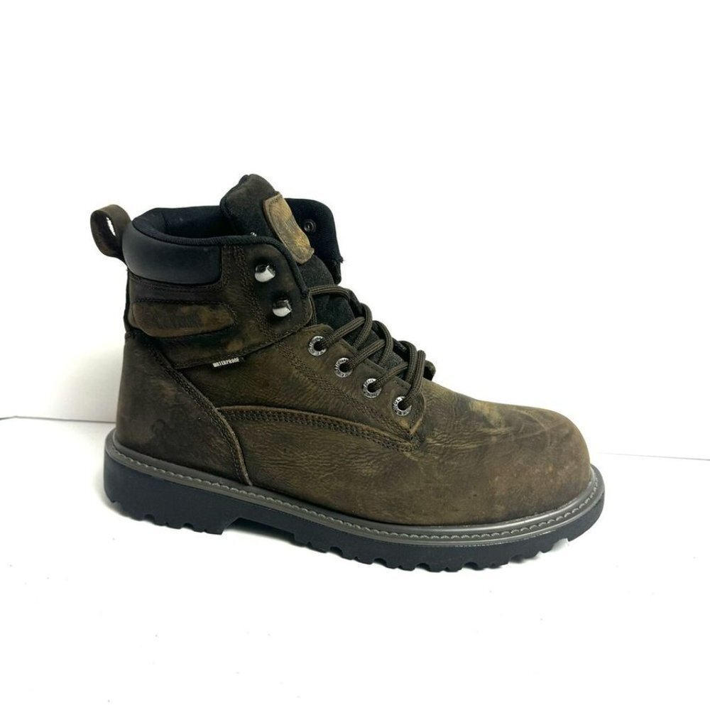 Wolverine Mens FloorHand Steel Toe Waterproof Boot Size 11EW